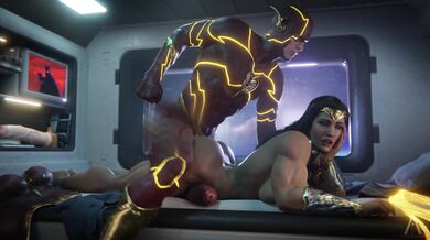 Amazon woman takes it up the ass with a massive dildo in 4k ultra HD!