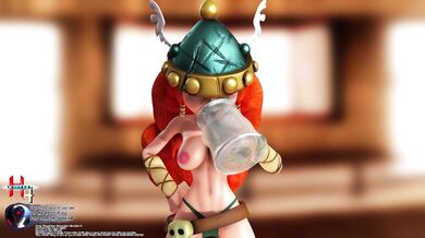 MILF Mom Barbara Bottoms Up! (Barbara Drinks and Fucks)