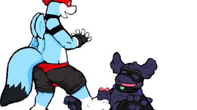 Paws on Your Penis III: Furry Boyz Pawz HMV Footjob Cumshot