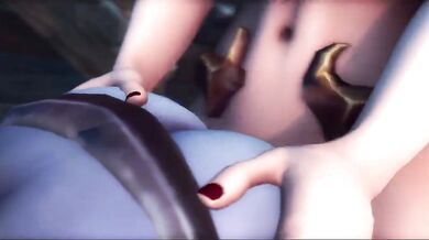 KaliMaiden: Witch of the Night-Lustful Ritual with Gorgeous Tiefling Priestess