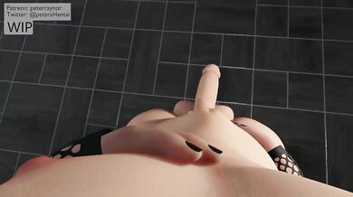 The 9th and the 2nd floor are connected by the stairs