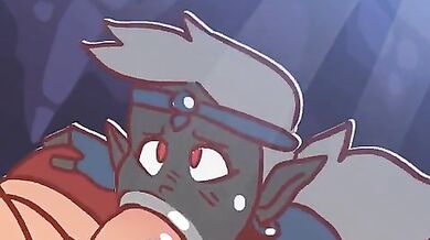 The Naughty Night of the Dark Elf: Blowing a Keycock!