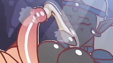 The Naughty Night of the Dark Elf: Blowing a Keycock!