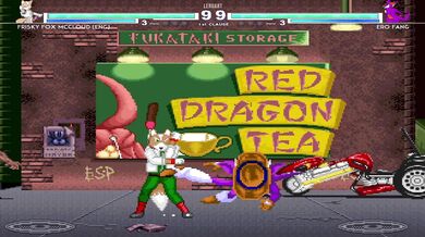 Watch as Fox McCloud takes on Fang in a heated battle that will leave you breathless!