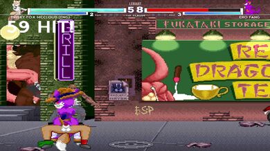 Watch as Fox McCloud takes on Fang in a heated battle that will leave you breathless!