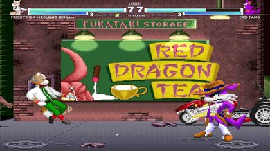 Watch as Fox McCloud takes on Fang in a heated battle that will leave you breathless!