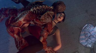 The Loving Embrace of Ada X and the Licker in Darktronic SFM