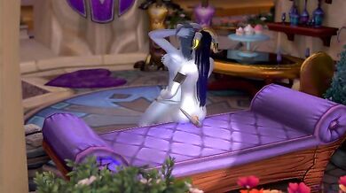 The Naughty Elf and the Tight Draeneipussy