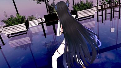 MMD Nerissa Ravencroft Haniwas Miniature Garden