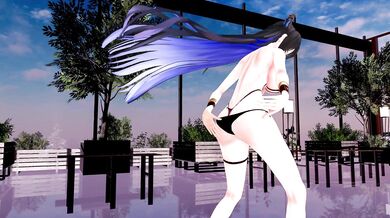 MMD Nerissa Ravencroft Haniwas Miniature Garden