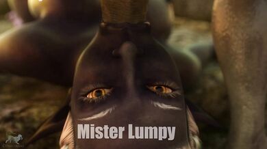 A Dark Elven Maiden Gets Roughly Throated by a Dominant Dommy