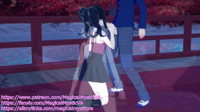 Fun with your needy streamer gf in public~!
