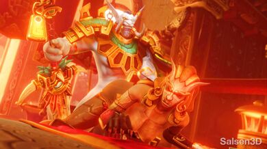 Horny babe gets fucked in the ass by a monster cock!