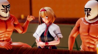 The Curse of the Hakurei Shrine Maiden and the Mad Hatters Tea Party (SFW)