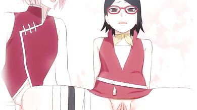 Sakura, a sexy teacher, gets horny and decides to teach her student, Mushiro, the art of sex in this hentai video by nijie728995
