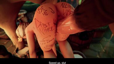 Jaina and Horse in Prostitution: Bodywritings (Zmsfm)