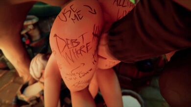 Jaina and Horse in Prostitution: Bodywritings (Zmsfm)