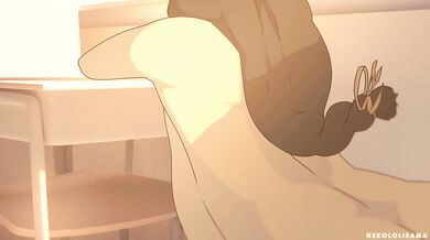 Koharu Hanekawa Creamed By Big Boobs Neko-Lo*li