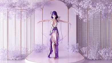 [1080p] [Full HD] Hentai Raiden Ei Nude Dance Video