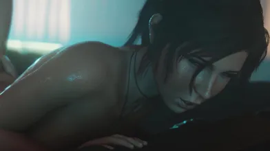 Ass-pounding anal adventures of Lara Croft - the idolized tomb raider in 4K ultra HD