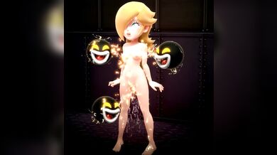 Exploring Erotic Electro-Play with Sexy Rosalina and Her 2 Dildos [Onmodel3D]