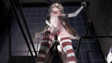 Watch as the Shimakaze and Yuzu Konbu engage in a sexy, steamy hentai romp filled with kinky BDSM action and bukkake!
