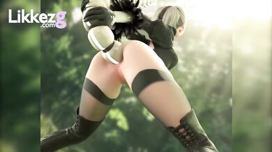 Hentai Princess: Anal Gaping of 2B