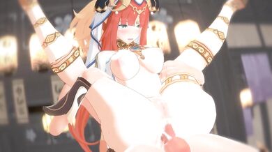 Dripping wet in the hot sun, Nilous ass is ready for anal tor*ture