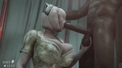 The bubbly head nurse from Silent Hill, Bubble Head Nurse, is back and ready for action Get in line boys, its time to get some LUST!