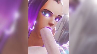 Watch as the sexy Sombra takes on every man in town, one at a time! Shes not afraid to get dirty and will show you exactly how slutty she can be