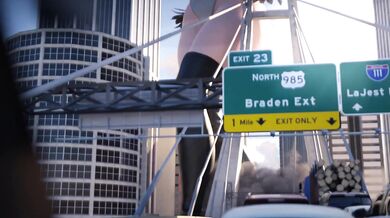 A hot babysitter named Scarlett sits on a small and weak boy named 2BS