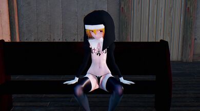 Flanders and Scarlet take a trip to the poor Abbey, where they engage in some steamy monastic activities with the nuns