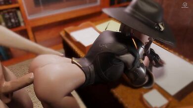 Hummingbirds Squirting in the Garden