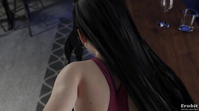 Watch as Tifa gets violated by Clouds robotic appendage in this hot hentai porn scene!