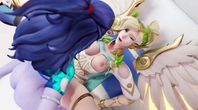 Widowmakers Fiery Winged Victory over Mercys Melting Body