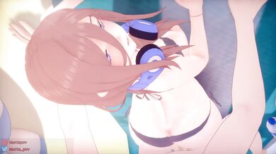 Nakano Miku: A Porn Stars Vacation