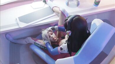 Watch as the DVA controller takes control of a giant cock sleeve!