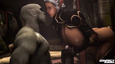 The Orc Captive in Chains: Ophelia Tames the Beastly Brute