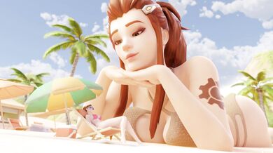 Busty Beach Queen Bottom Bots 2