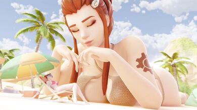 Busty Beach Queen Bottom Bots 2