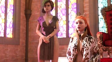 Queen Royalty Rewards an Exotic Futanari Dancer