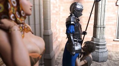 Queen Royalty Rewards an Exotic Futanari Dancer