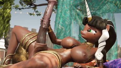 Mature Lunar Futa Princess Goes Solo in the Great Outdoors - Ultimate Breast Expansion