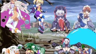Arcana Hearts vs Zombies Dogs Monsters P3