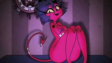 This is a hentai porn video featuring Millie in her nude version (uncensored)