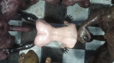 Watch as P1 becomes the main course for a hungry monster in this intense adult movie, Monster Eater P1