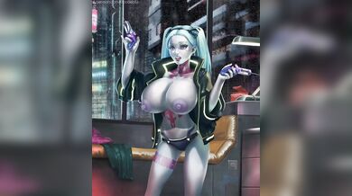 Busty MILF with big tits gets fucked by two men