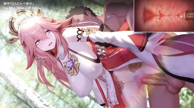 Japanese Miko Yae is getting pounded by a giant cock in 2021!