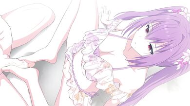 Sexy blonde woman gets fucked by two men in the forest