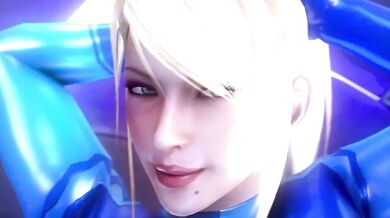 Massive Meat Monster Makes Mouthful of Mighty Metroid Mistress - MMFF